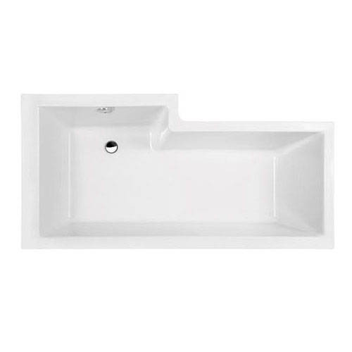 Larger image of Hudson Reed Baths Amelia Square Shower Bath Only (Right Handed).