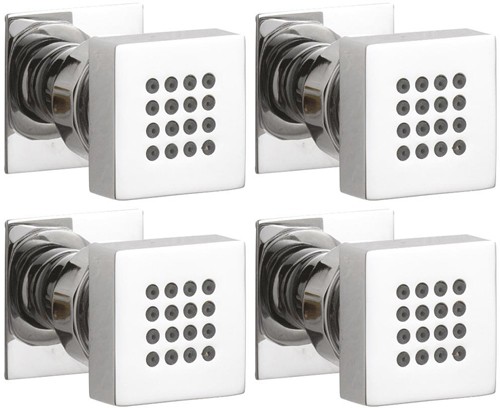 Larger image of Premier Showers 4 x Square Body Jets.