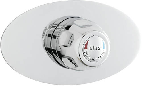 Larger image of Thermostatic TMV3 Concealed Sequential Shower Valve (Chrome).