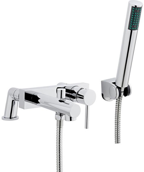 Larger image of Ultra Napier Bath Shower Mixer Tap With Shower Kit & Wall Bracket.