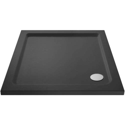 Nuie Grey Trays Square Shower Tray 800X800mm (Slate ).