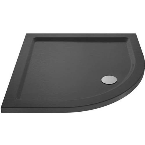 Nuie Grey Trays Quadrant Shower Tray 800X800mm (Slate ).