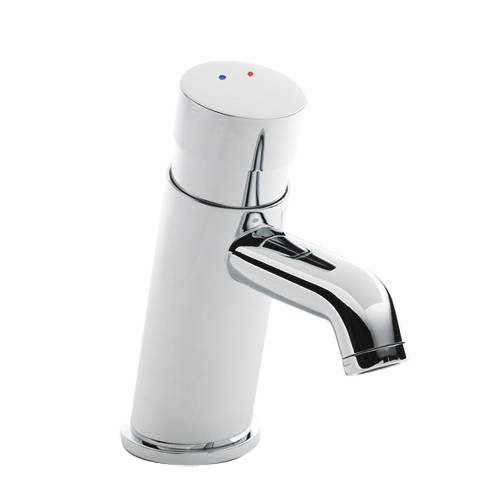 Nuie Ultra Water Saving Non Concussive Basin Mixer Tap (Chrome).