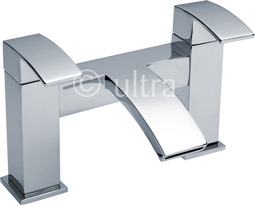 Larger image of Ultra Vibe Waterfall Bath Filler Tap (Chrome).
