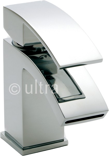 Larger image of Ultra Vibe Waterfall Cloakroom Basin Tap (Chrome).