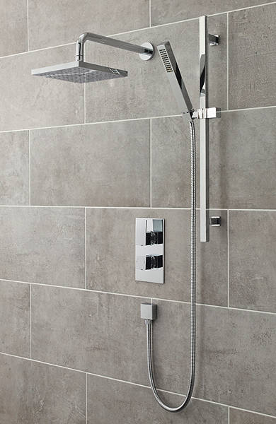 Larger image of Ultra Vibe Vibe Thermostatic Shower Valve & Water Saving Shower Kit.