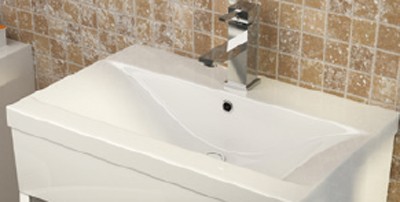 Example image of Premier Eden 600mm Vanity Unit Suite With BTW Unit, Pan & Seat (White).