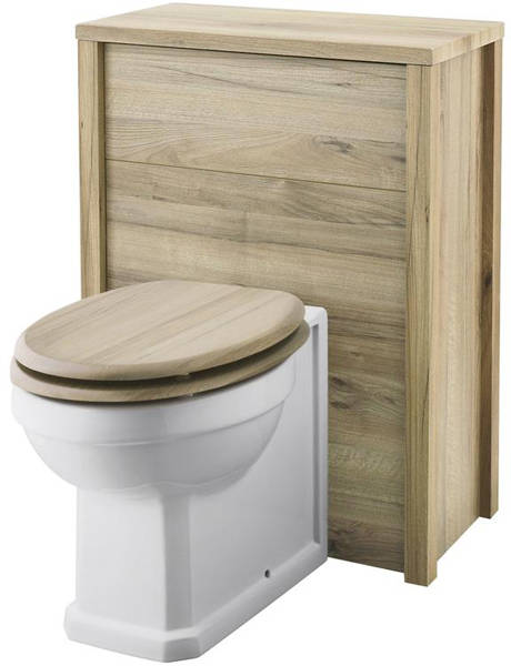 Example image of Old London Furniture 600mm Vanity, 600mm WC & Tall Unit (Walnut).