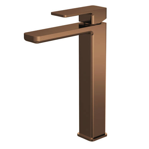 nuie - Mono Basin Mixer Tap - Brushed Bronze - High Rise - Image 3