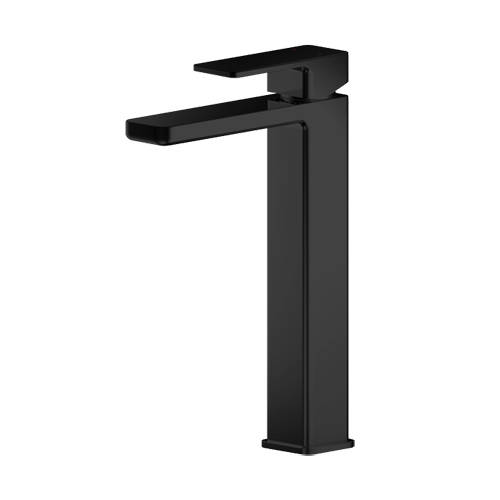 Nuie Windon Matt Black High Rise Mono Basin Mixer - Image 5