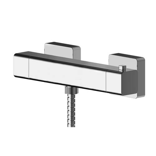 Nuie Windon Thermostatic Bar Shower Valve (Chrome). Size 1
