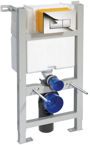 Nuie Premier Ceramics Concealed Cistern With Wall Hung Frame.