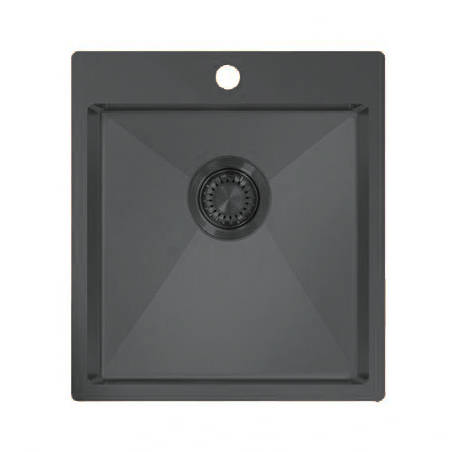 Larger image of UKINOX ColorX Inset Kitchen Sink (450/505mm, Black).