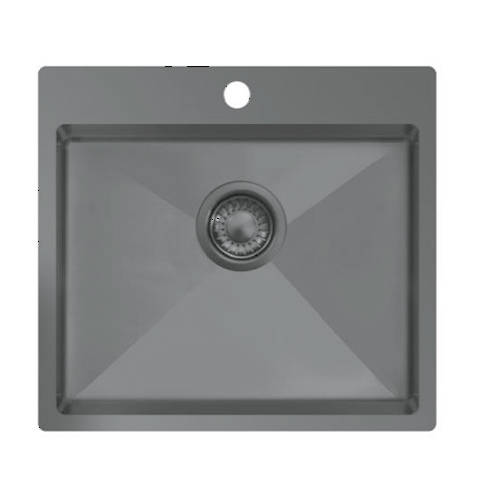 Larger image of UKINOX ColorX Inset Kitchen Sink (550/505mm, Titanium).