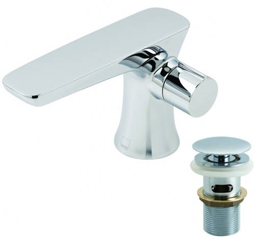 Larger image of Vado Altitude Progressive Basin Tap With Clic-Clac Waste (Chrome).