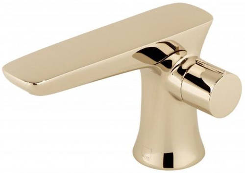 Larger image of Vado Altitude Progressive Basin Tap With Clic-Clac Waste (Polished Gold).