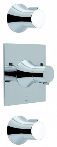 Larger image of Vado Altitude 2 Outlet Thermostatic Shower Valve Kit With Stop Valves.