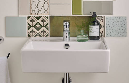 Example image of Vado Ascent Mono Basin Mixer Tap With Universal Waste (Chrome).