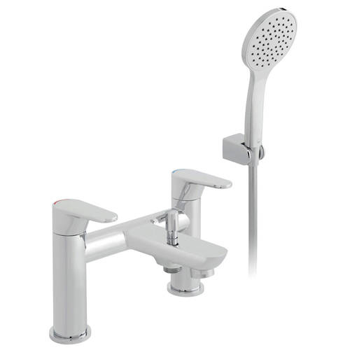 Larger image of Vado Ascent Bath Shower Mixer Tap With Kit (Chrome).