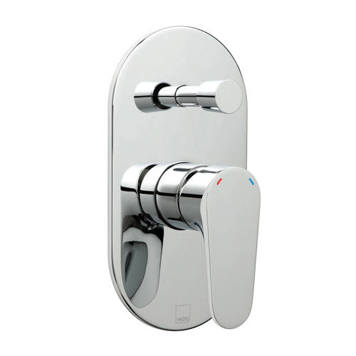 Larger image of Vado Ascent Manual Shower Valve With Diverter & 2 Outlets (Chrome).