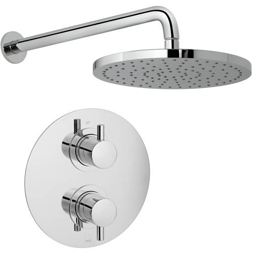 Larger image of Vado Shower Packs Thermostatic Shower Set With 1 Outlet (Chrome).