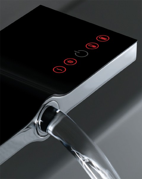 Example image of Vado Identity Digital Basin Tap With Concealed Control Unit (Deck Mounted).