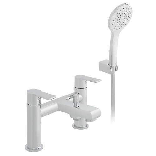 Larger image of Vado Ion Bath Shower Mixer Tap With Kit (Chrome).