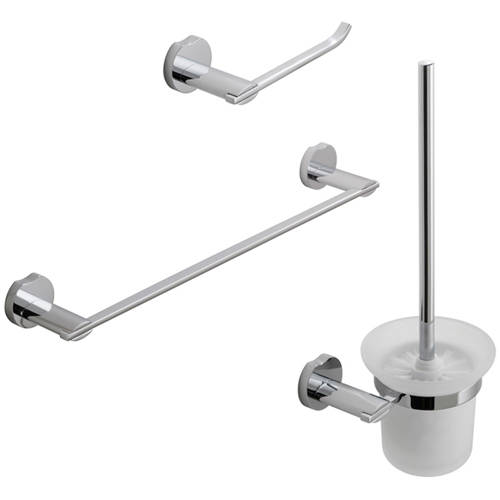 Larger image of Vado Kovera Bathroom Accessories Pack A3 (Chrome).