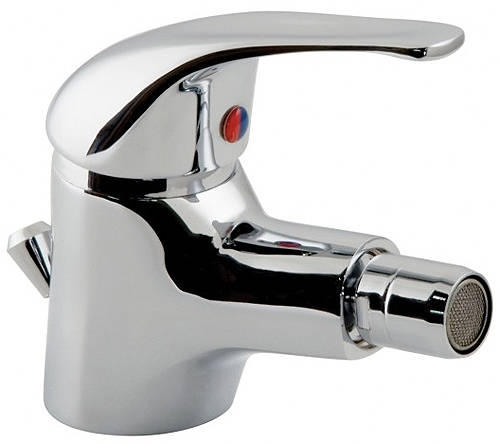 Larger image of Vado Matrix Bidet Mixer Tap With Pop Up Waste (Chrome).