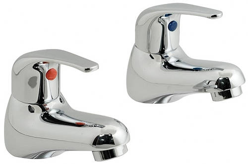 Larger image of Vado Matrix Pair Of Bath Taps (Chrome).