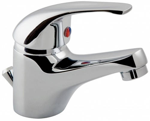 Example image of Vado Matrix Basin & Bidet Mixer Taps Pack With Pop Up Wastes (Chrome).