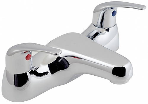 Example image of Vado Matrix Basin & Bath Filler Taps Pack (Chrome).