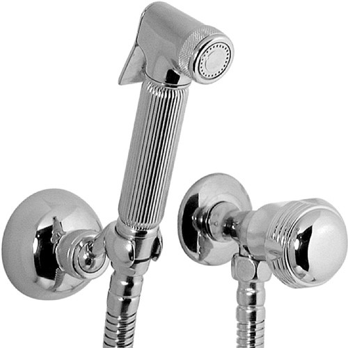 Larger image of Vado Shattaf Luxury Hand Held Bidet Spray Kit With Stop Cock (Chrome).