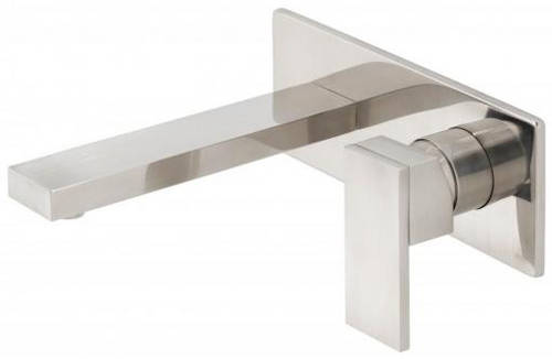 Larger image of Vado Notion Wall Mounted Basin Mixer Tap (Brushed Nickel).