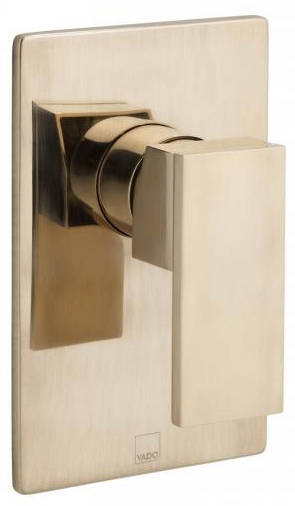 Larger image of Vado Notion Manual Shower Valve (Brushed Gold).