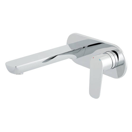 Vado Women's Photon Wall Mounted Basin Mixer Tap (Chrome).