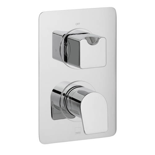 Vado Women's Photon Thermostatic Shower Valve With 1 Outlet (Chrome).