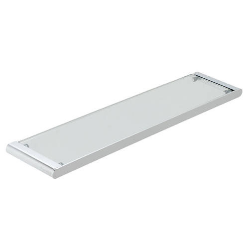 Vado Photon Clear Glass Shelf 573Mm (Chrome).