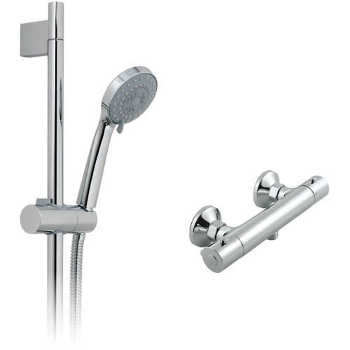 Larger image of Vado Shower Packs Prima Thermostatic Shower Pack (Chrome).