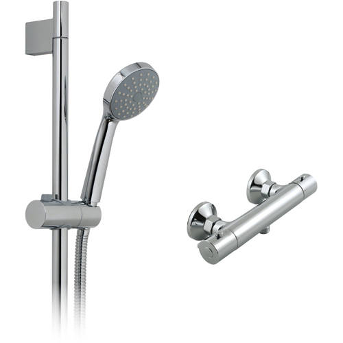 Larger image of Vado Shower Packs Prima Thermostatic Shower Pack (Chrome).