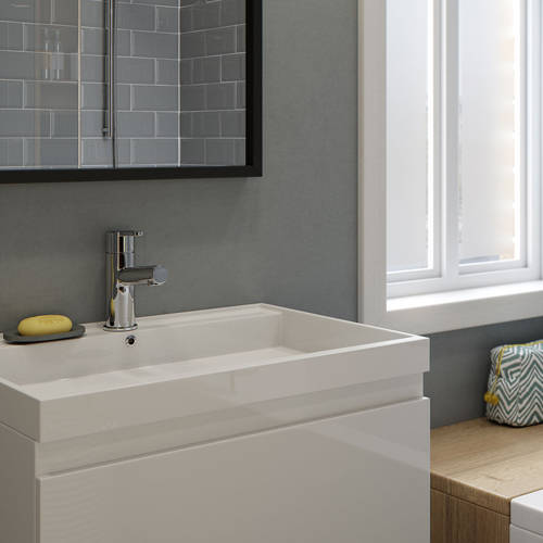 Example image of Vado Sense Mono Basin Mixer Tap With Pop Up Waste (Chrome).