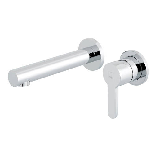 Larger image of Vado Sense Wall Mounted 2 Hole Basin Mixer Tap (Chrome).