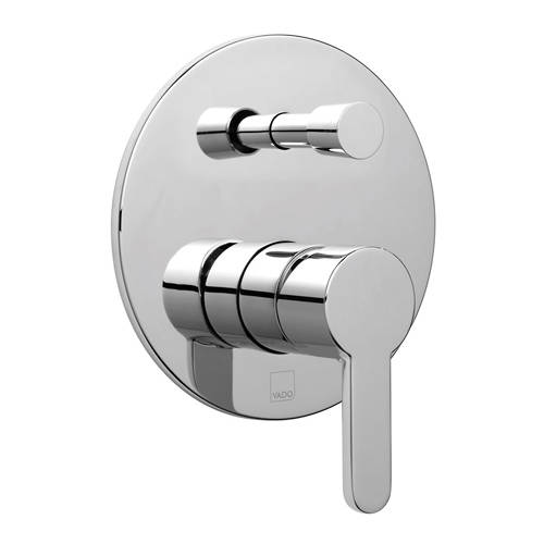 Vado Women's Sense Manual Shower Valve With 2 Outlets & Diverter (Chrome).