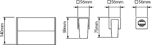 Technical image of Vado Synergie 4 Tap Hole Waterfall Bath Shower Mixer Tap With Shower Kit.