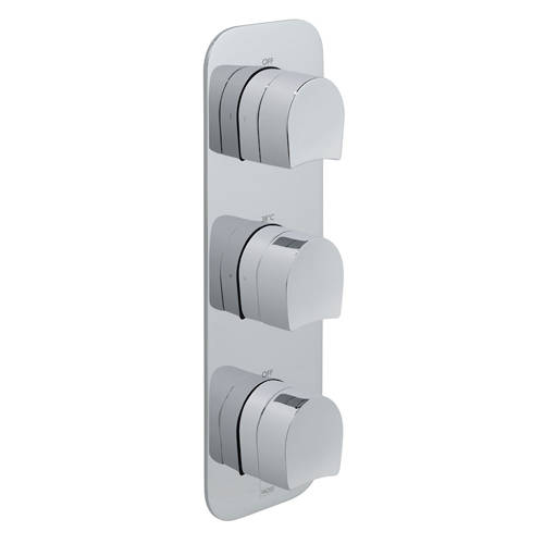 Vado Kovera Thermostatic Shower Valve With 2 Outlets (Chrome).