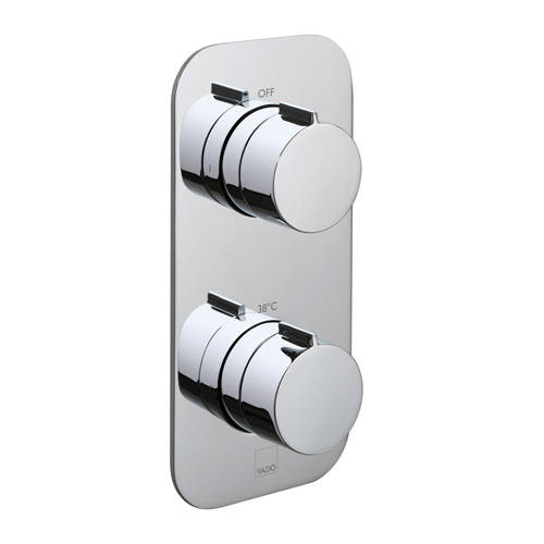 Vado Gold Altitude Thermostatic Shower Valve With 2 Outlets & All Flow.