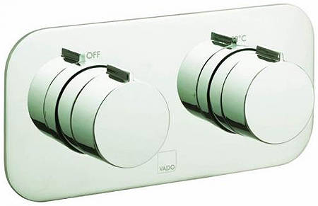 Larger image of Vado Altitude 2 Outlet Thermostatic Shower Valve (Bright Nickel).