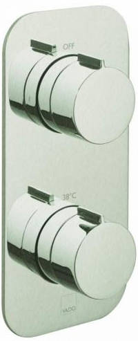 Larger image of Vado Altitude 1 Outlet Thermostatic Shower Valve (Brushed Nickel).