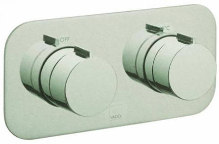 Larger image of Vado Altitude 1 Outlet Thermostatic Shower Valve (Brushed Nickel).