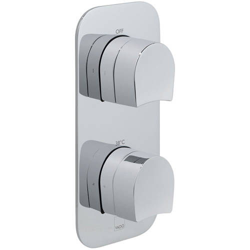 Vado Kovera Thermostatic Shower Valve With 1 Outlet (Chrome).